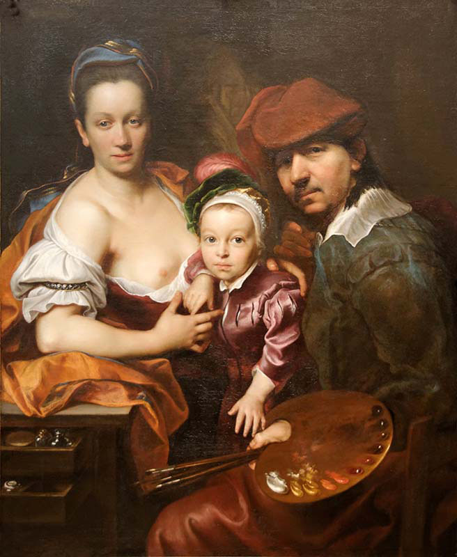 The Artist with his Wife and Son